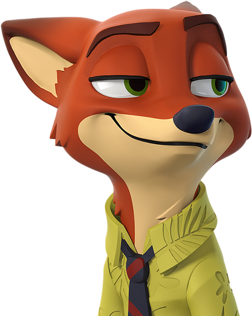 Nick Wilde - Disney Infinity Nick Wilde (692x655), Png Download