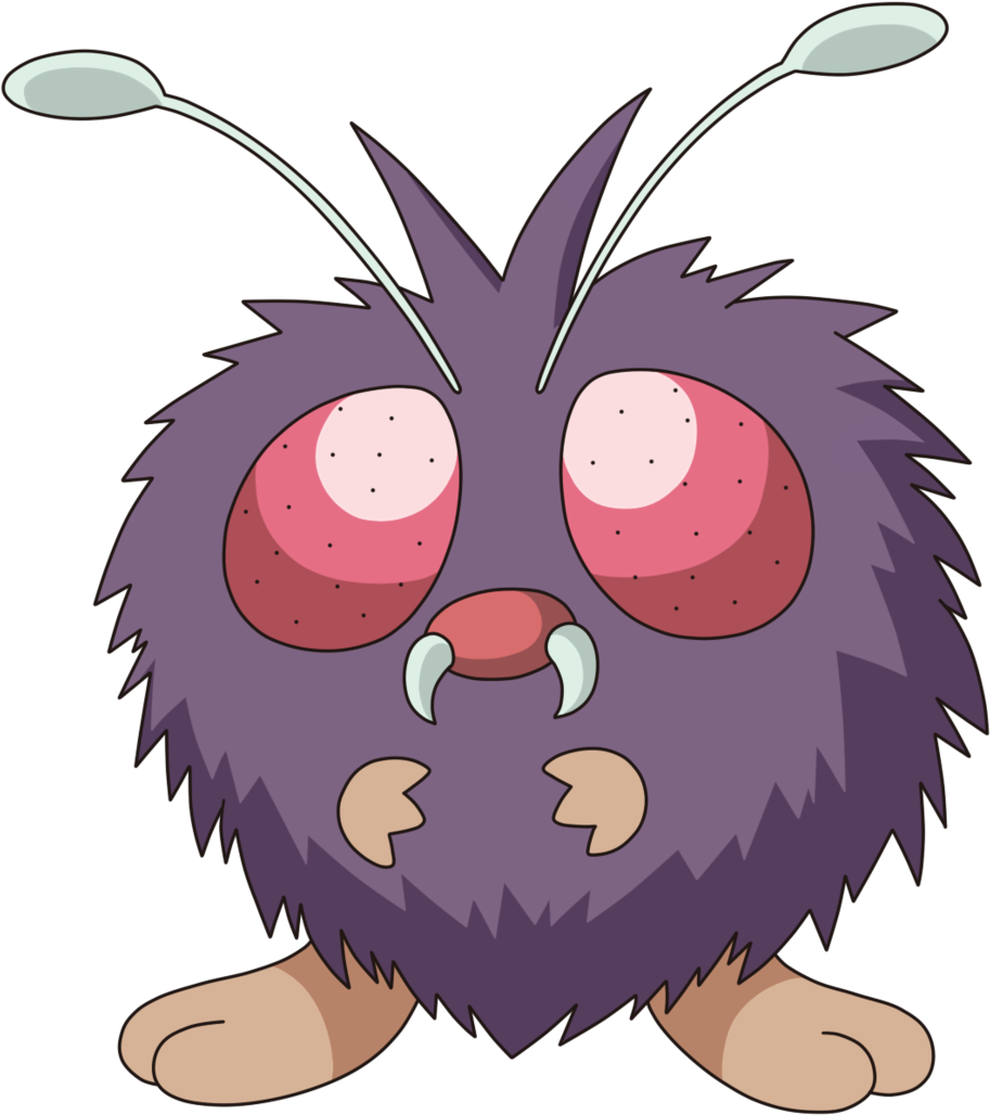 #nappyquote "venonat Looks Like Gengar's Balls"pic - 048 Venonat By Tzblacktd (1024x1067), Png Download