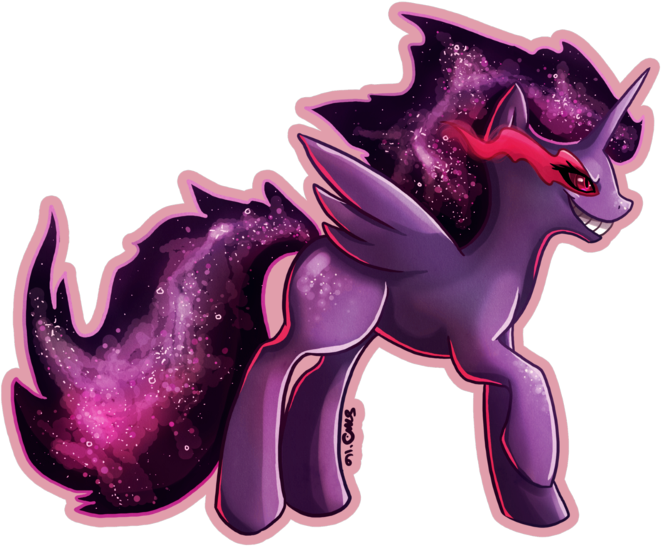 Bean-sprouts, Crossover, Gengar, Pokémon, Ponified, - Gengar (1024x1024), Png Download