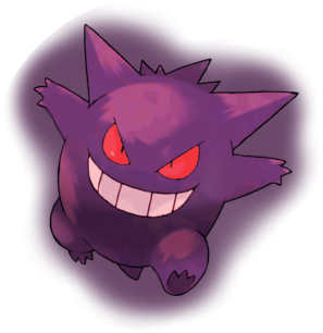 Also Its Possible That The Balbauser At The Pokemon - Pokemon Gengar (500x500), Png Download