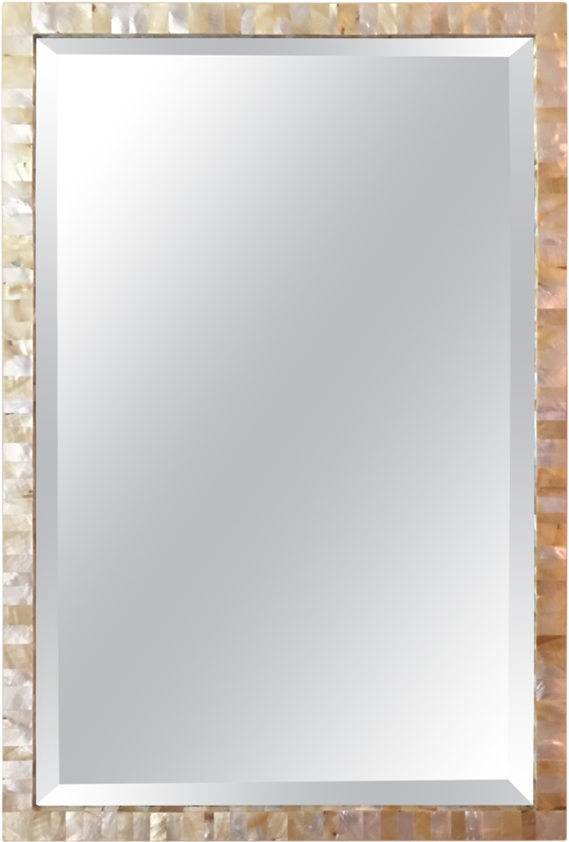 Incredible Mother Of Pearl Mirror With Regard To Viyet - Picture Frame (1200x1200), Png Download