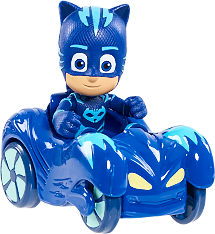 View Larger - Pj Masks Race Into The Night Cat Car (939x1000), Png Download