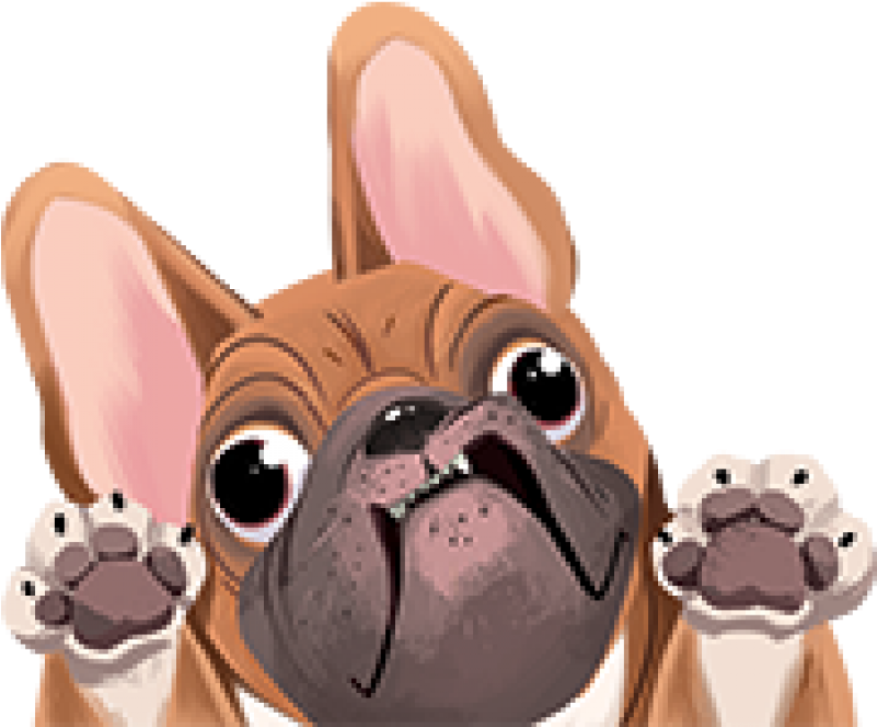 French Bulldog Character Design (800x800), Png Download