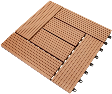 Bamboo Frame Png - St02sa1_b Bamboo Composite Interlocking Brown Deck (480x480), Png Download