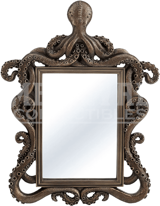 Octopus Mirror (676x676), Png Download