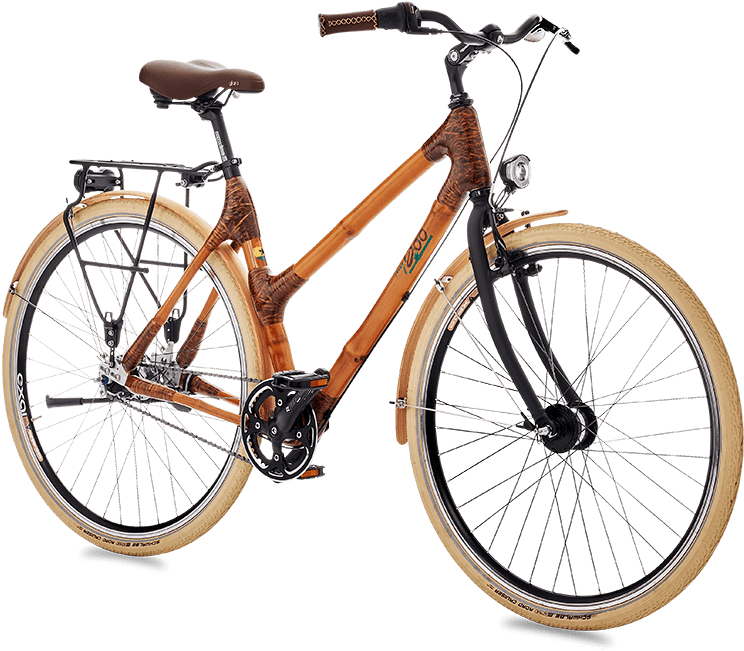 My Pra - Bambusfahrrad - Bambus Fahrrad (960x686), Png Download
