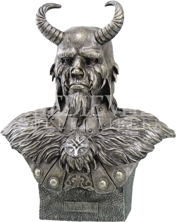 Mythology Statues And Roman - Loki Statue (733x733), Png Download