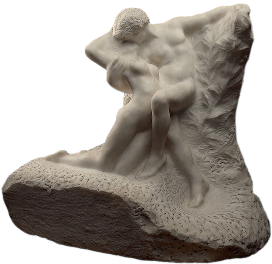 Two Piece Reclining Figure - Eternal Spring (545x528), Png Download