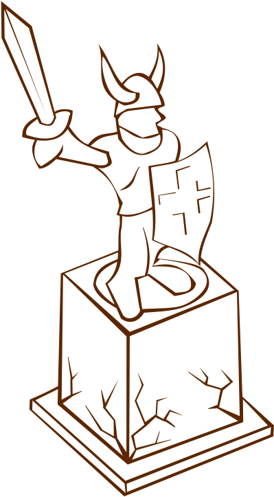 Statue - Statue Clipart (330x599), Png Download