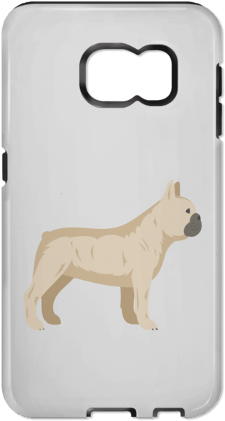 French Bulldog Illustration Samsung Galaxy S7 Tough - Samsung Galaxy (600x600), Png Download