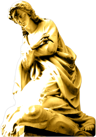 Gold Statue Png (420x568), Png Download