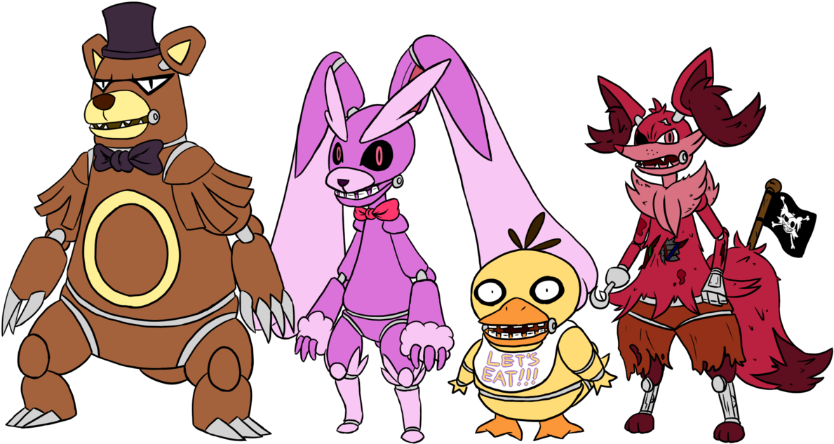 Fnaf Pokemon By Friendlyfiremf On Deviantart Image - Fnaf Version Pokemon (1228x651), Png Download