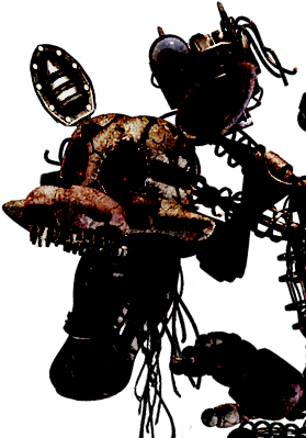 Dark Mangle - Five Nights At Freddy's Withered Mangle (400x398), Png Download