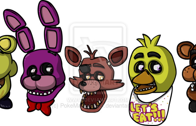 Fnaf Cartoon Pictures Fnaf Drawing Ubisafe Funny Thanksgiving - Button Png Camera Fnaf (678x438), Png Download