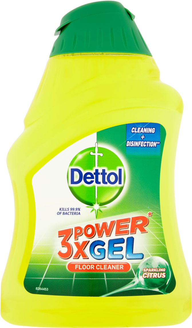 Dettol 3x Power Floor Gel - Dettol Power Gel Floor Cleaner (1200x1200), Png Download