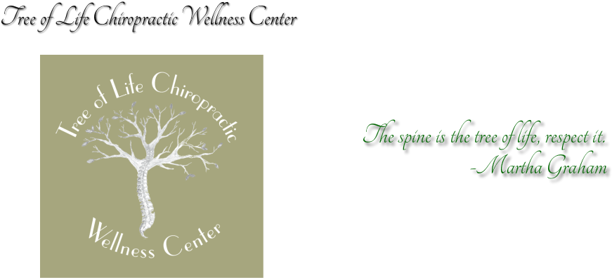 Tree Of Life Chiropractic Wellness Center (907x396), Png Download
