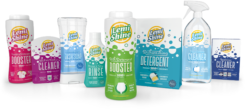 Lemi Shine Dishwashing Detergent 25ct (800x405), Png Download