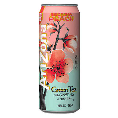 Green Georgia Peach American - Arizona Green Tea (458x458), Png Download