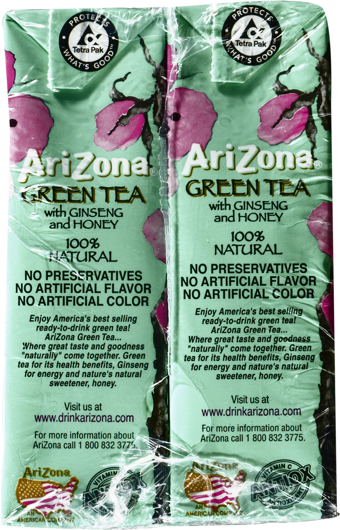Arizona Green Tea With Ginseng And Honey, - Arizona Green Tea With Ginseng And Honey - 10 Pack, (1800x1800), Png Download