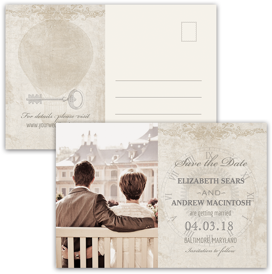 Steampunk Wedding Vintage Industrial Photo Save The - Marriage (900x900), Png Download