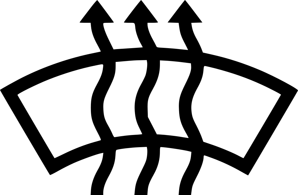 Auto Windshield Heat Comments - Windshield Icon (980x640), Png Download