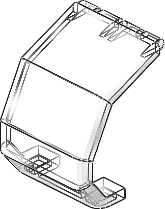 Lego Windshield 2 - Diagram (324x411), Png Download