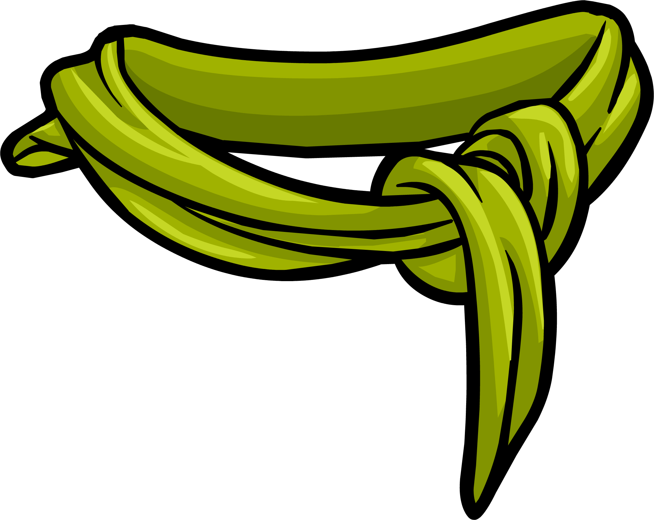 Green Cotton Scarf Clothing Icon Id 3044 - Green Scarf Png (1800x1434), Png Download