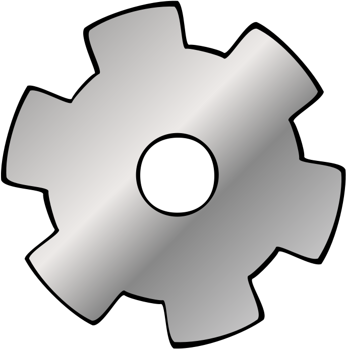 Gears Clipart Printable - Gear Clipart (594x599), Png Download