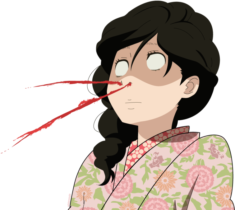 Related Wallpapers - Anime Bloody Nose Png (800x689), Png Download
