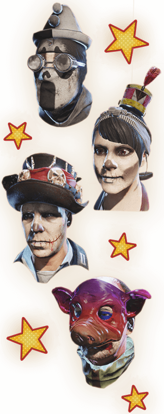 We've Got Clowns, Sirens Of The South Seas, Clowns, - Killing Floor 2 Summer Sideshow Prizes (328x824), Png Download
