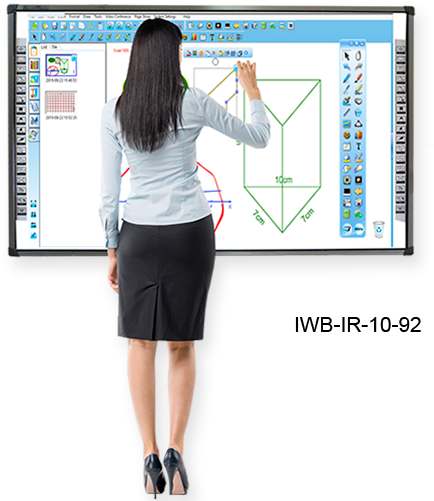 The New Interactive Whiteboard Iwb Smartmedia Ir 10 - Smart Media Smart Media Lavagna Smartmedia Infrared (1200x500), Png Download