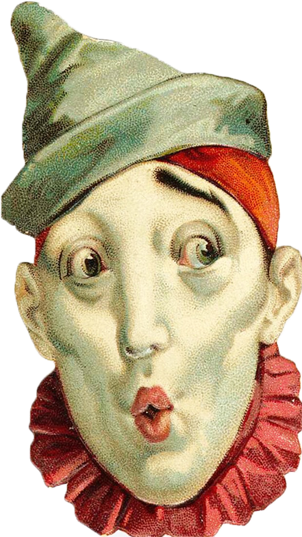 Surprised Clown - Ringling Brothers And Barnum & Bailey Circus Clown (800x800), Png Download