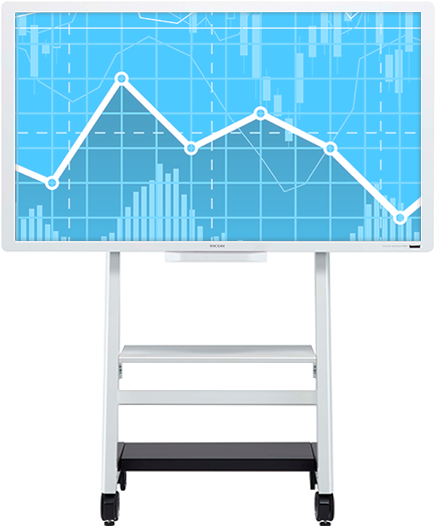 Ricoh D6500 Interactive Whiteboard - Interactive Whiteboard Ricoh D6500 (504x528), Png Download