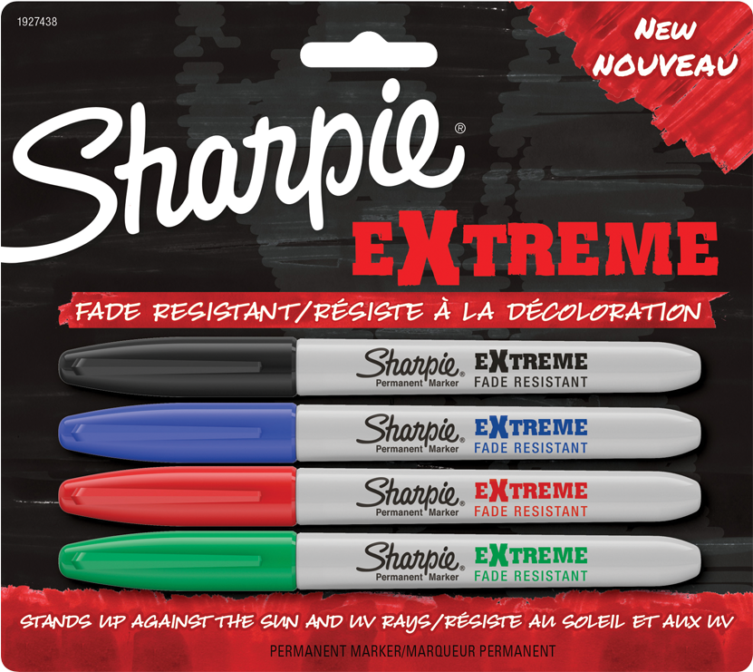 Product Image - Sharpie Sharpie Extreme Fade Ressitant Permanenent (850x850), Png Download