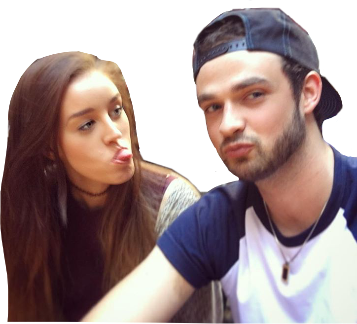 Claresiobhan Clare Siobhan Alia Ali Silly People Freeto - Clare Siobhan And Ali (724x657), Png Download