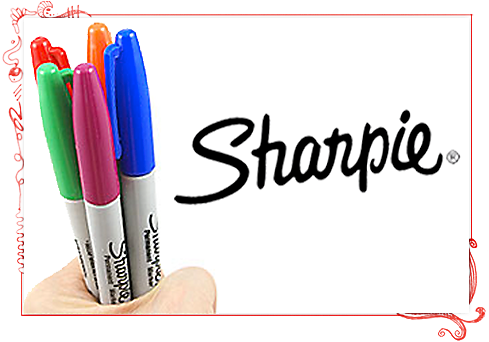 Clip Freeuse Sharpie - Sharpie : Permanent Marker Pen : Black : Fine Point (489x342), Png Download