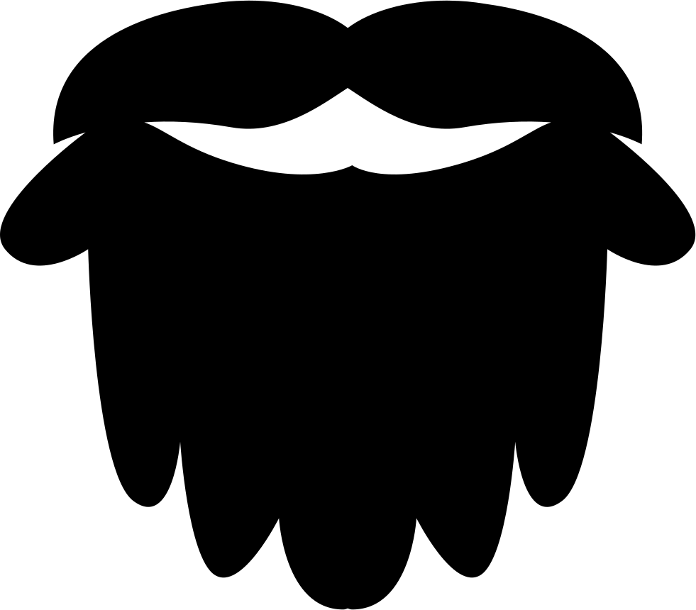Beard Comments - Beard On Vector (981x860), Png Download