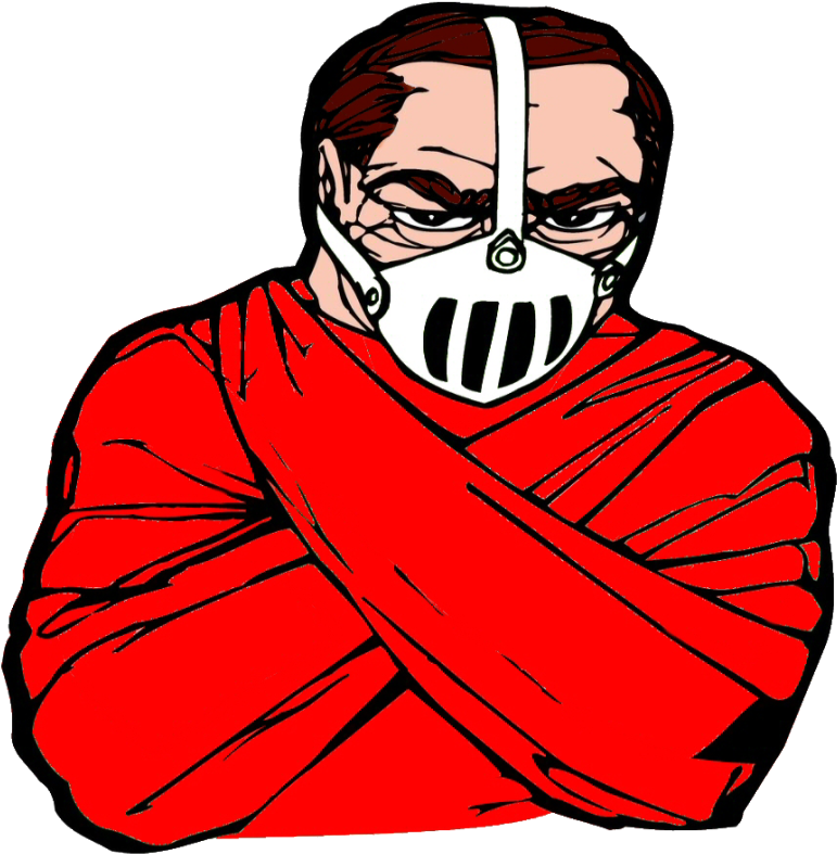 Vector Royalty Free Download Free Picture Download - Guy In Straight Jacket (800x800), Png Download