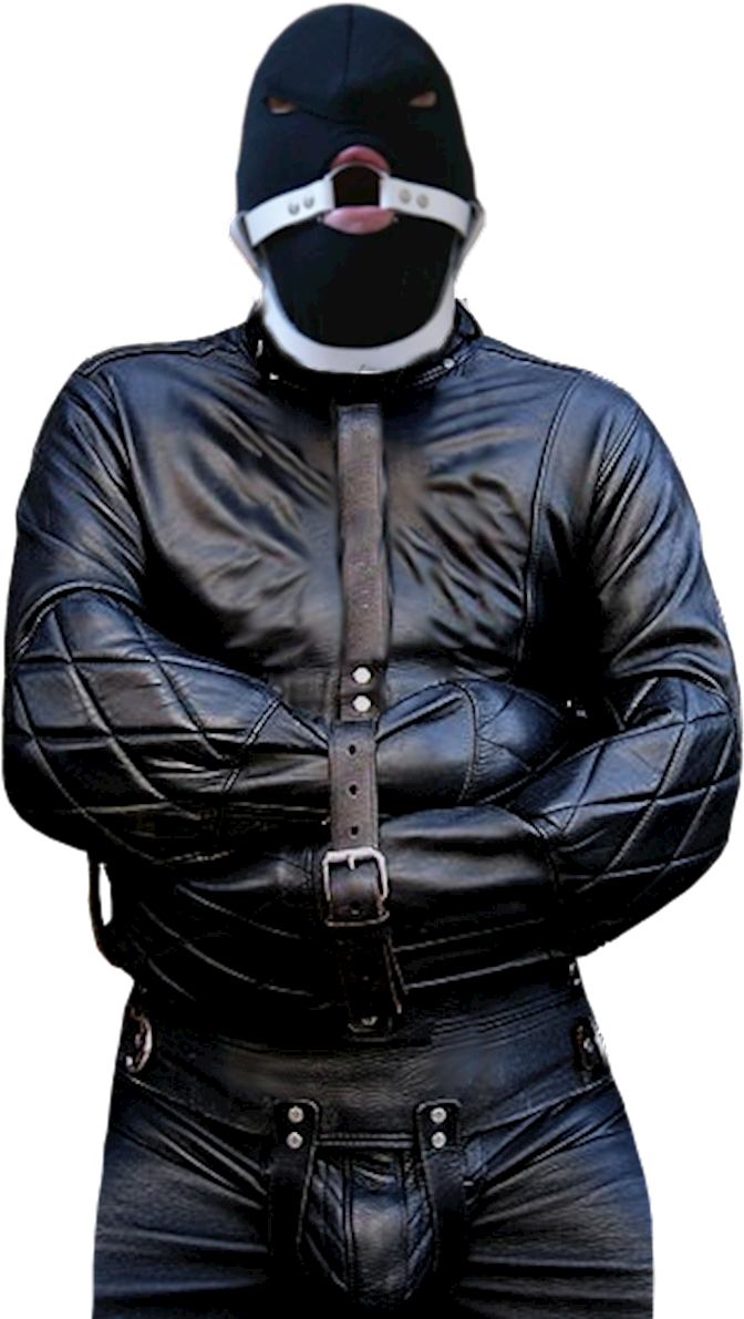 Zwangsjacke Leder (722x1260), Png Download