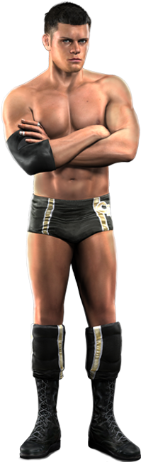 Cody Rhodes Render - Smackdown Vs Raw 2010 (278x650), Png Download
