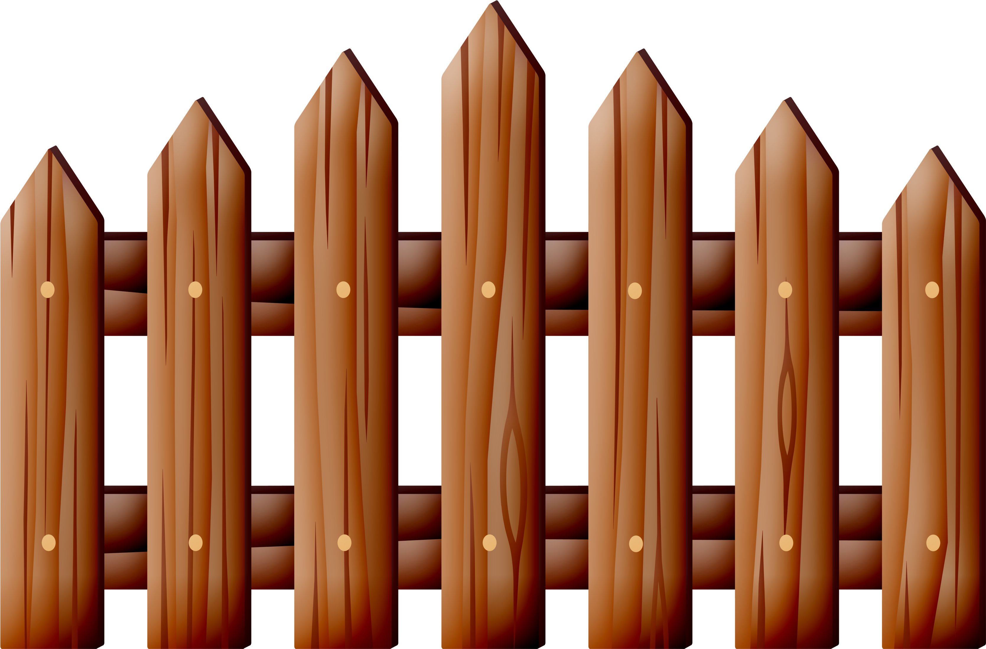 Vector Transparent Fence Clip Paper - Pagar .png (3600x2511), Png Download