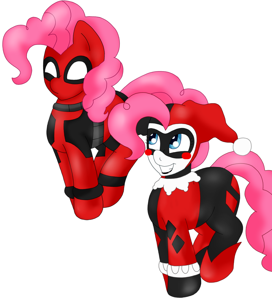 Blackbewhite2k7, Batman, Crossover, Deadpool, Harley - Batman (918x1024), Png Download