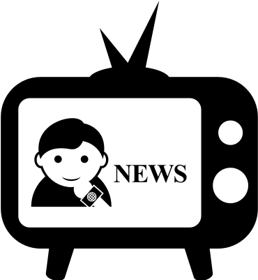 News On Vintage Tv Monitor Screen With Antenna Vector - News Tv Icon Png (400x400), Png Download