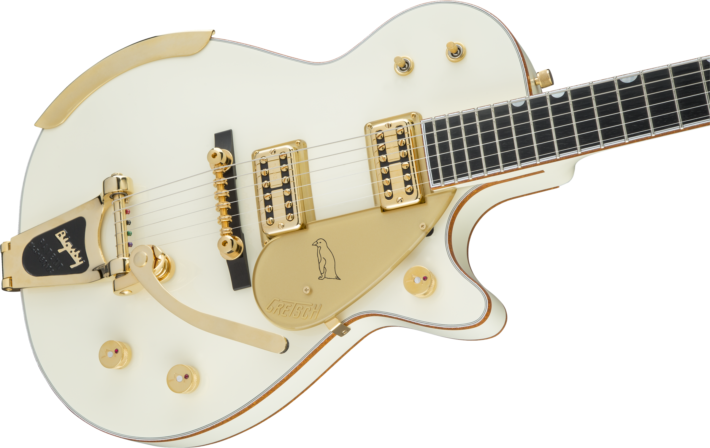G6134t-58 Vintage Select '58 Penguin™ With Bigsby®, - Gretsch Vintage Select 58 Penguin (2400x1519), Png Download