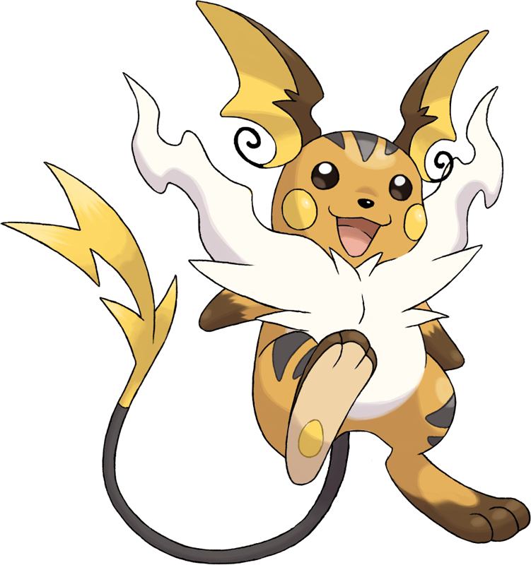 Mega Raichu Pokédex - Pokemon Raichu (751x800), Png Download