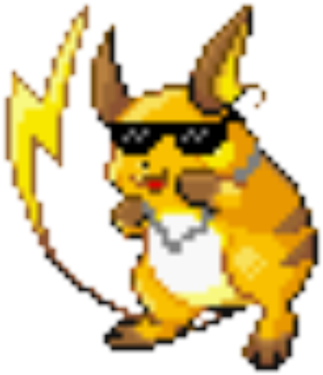 Shades Raichu - Project: Pokémon (420x420), Png Download