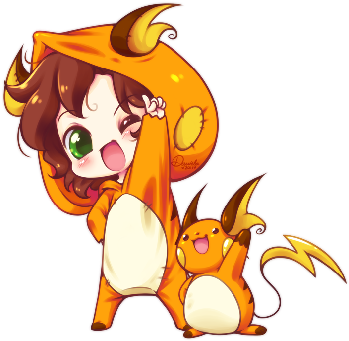 Raichu Raichupokemon Pokemon Pokémon Fanart Mei Fanart - Pokémon (789x726), Png Download