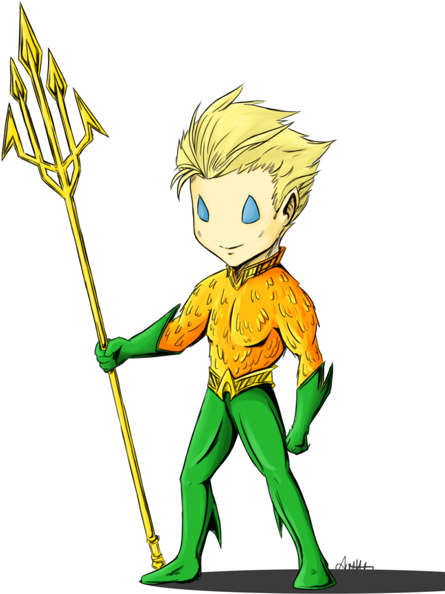 28 Collection Of Aquaman Cartoon Drawing - Aquaman Cartoon Drawing (752x1063), Png Download