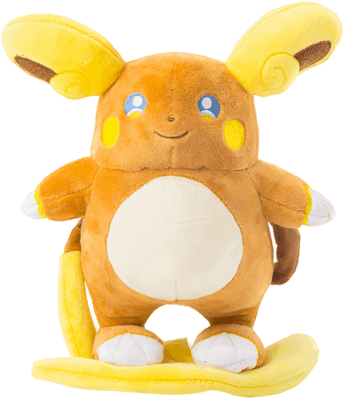 Alolan Raichu Plush (600x600), Png Download