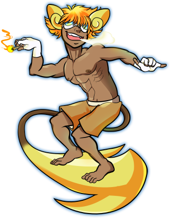 G-13 The Alola Raichu Gijinka - Alola (500x500), Png Download